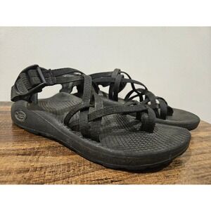 Chaco Z Cloud 2 Womens Sandals  Black Athletic Hiking Sporty Gorpcore Size 7